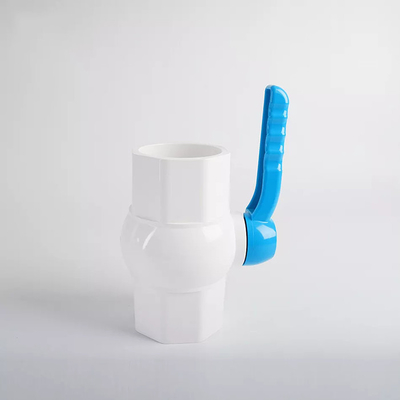 Amerikaanse van de Kogelkleppvc van Standard 1 UPVC Compacte Kogelklep Één Manier