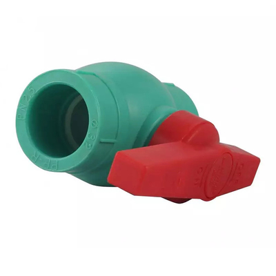De drijvende Kogelklep Enig Live Green 2 van 3 Duimpvc in Pvc-Klep
