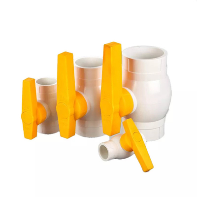 1/2 Duim aan van de Kogelklep Hydrophobic 1 Duim van 2 Duimpvc Klep van Pvc