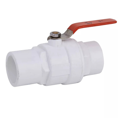 3 de Tweedelige Kogelklep UPVC van pvc“ 4“ met SS Hefboomhandvat