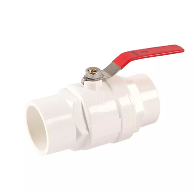1/2“ aan 4“ Één Lichaam van de Klep Plastic pvc van het Manierwater Drie StukKogelklep