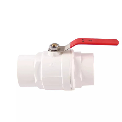 1/2“ aan 4“ Één Lichaam van de Klep Plastic pvc van het Manierwater Drie StukKogelklep