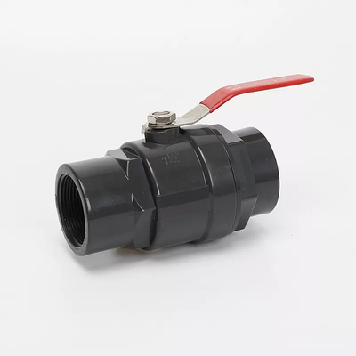 Plastic Kogelklep van pvc van het ijzerhandvat de Tweedelige rechtstreeks door