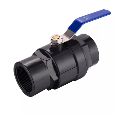 OEM 75mm de Kogelklep UPVC van Pvc het Gebruik van de de Kogelklepirrigatie van het 2 stuklichaam