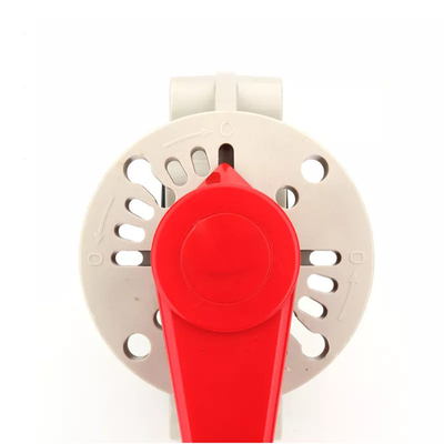 Anticorrosion Pvc van de Flensupvc Vleugelklep 4 Duim met Wafeltjehandvat
