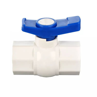Compacte Pneumatische Achthoekige Kogelklep 3 van UPVC de Kogelklep van Pvc
