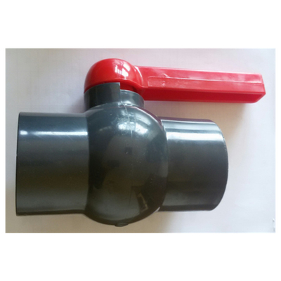 1 de duim paste van de de Kogelklepcontactdoos van pvc Enige de Unie van pvc Van een flens voorzien Kogelklep in