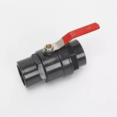 Rode SS Kogelklep 63mm Plastic Kogelklep Volledige 150PSI van Handvatpvc