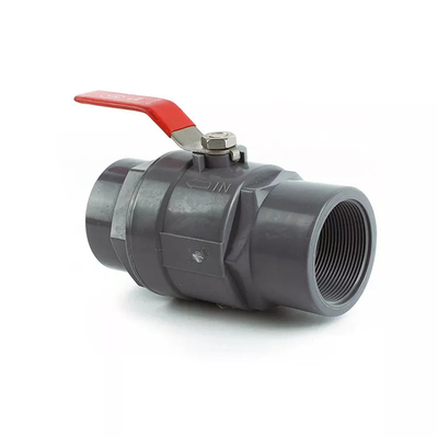 1/2“ de Kogelklep Plastic CPVC Kogelklep van het Staalhandvat 1 Duimzwarte