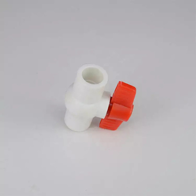 Plastic Kegelklep 63mm van PPR Hdpe Kleppen en Montage Oranje Handvat