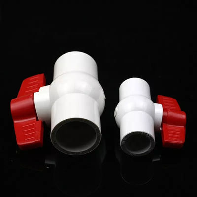 20mm63mm van de Kleppvc van de Pijpmontage de Kogelkleppen2.5mpa Werkdruk