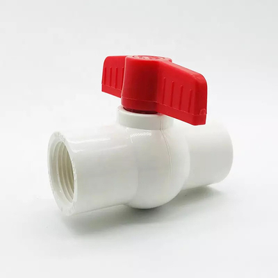Drainage 20mm Kegel de Kogelklep Chemische Corrosie van Kleppvc UPVC