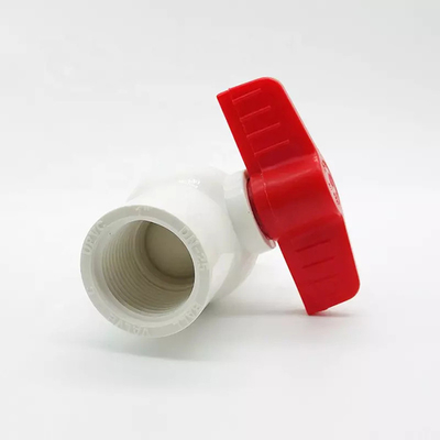 Plastic de Pijpkleppen en Montage van pvc van de Water Kegelklep voor Chemisch product