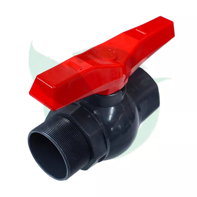 De zwarte Plastic Blokkerende van het de Afgesloten Klepwater van pvc Afgesloten Klep voor Plastic Pijp