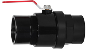 Irrigatie 40mm Kogelklep 2 stuk 1/2“ aan“ van Pvc Aangepaste Grootte 4