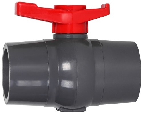 Van de Klep Blauwe Pvc van pvc van de verontreinigingspreventie de Kegel Compacte Kogelklep