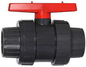 De donkere Kogelklep van pvc van Gray Chemical Plastic Ball Valve Hydrophobic 1