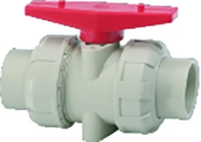 De donkere Kogelklep van pvc van Gray Chemical Plastic Ball Valve Hydrophobic 1