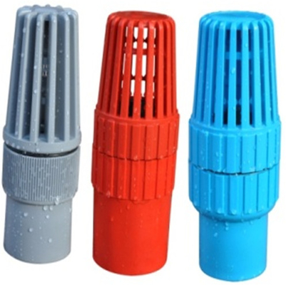 Blauwe Bodem de Voetklep 50mm van 4 Duimpvc de Weerstand van de Prijscorrosie