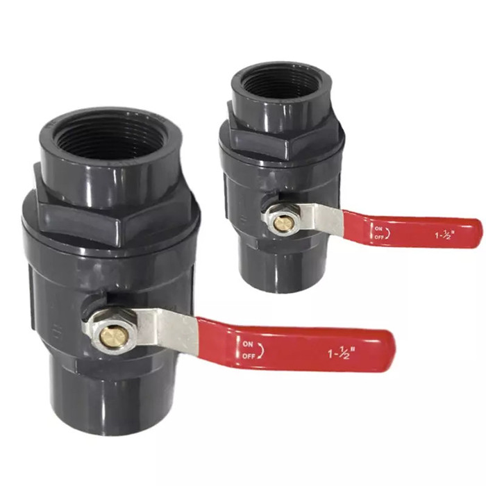 1/2“ 2 de Kogelklep2pc Plastic Kogelklep van stukpvc voor Waterbehandeling