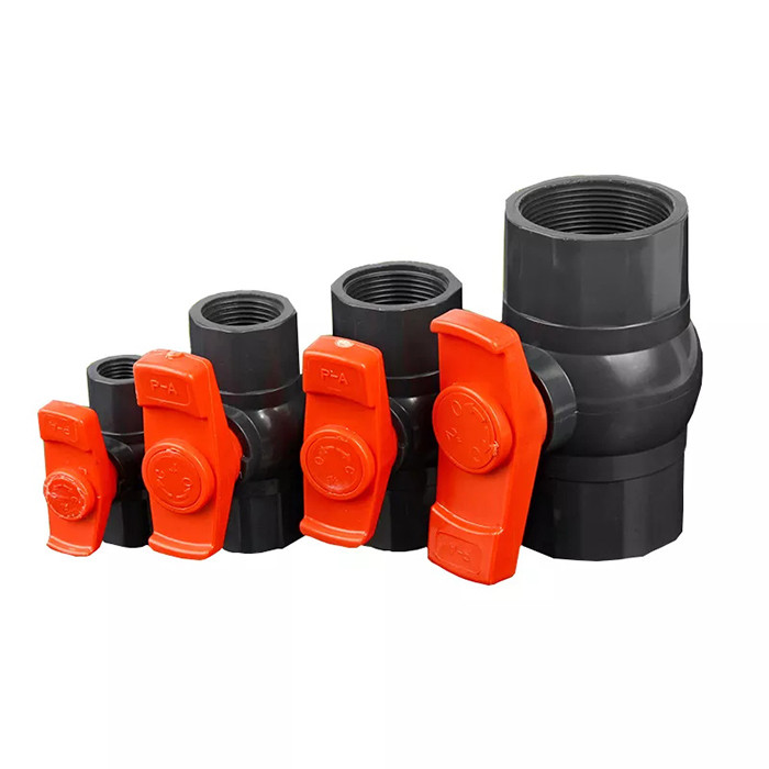 De Achthoekige Kogelklep van pvc UPVC voor het Systeem van de Landbouwgrondirrigatie