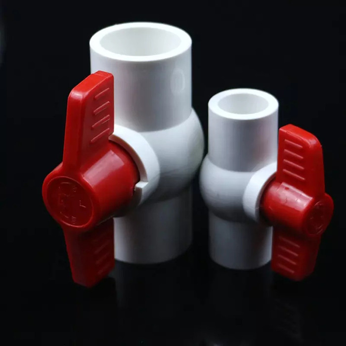 Wit pvc paste Kegelklephaven 110mm Plastic in Pijpklep