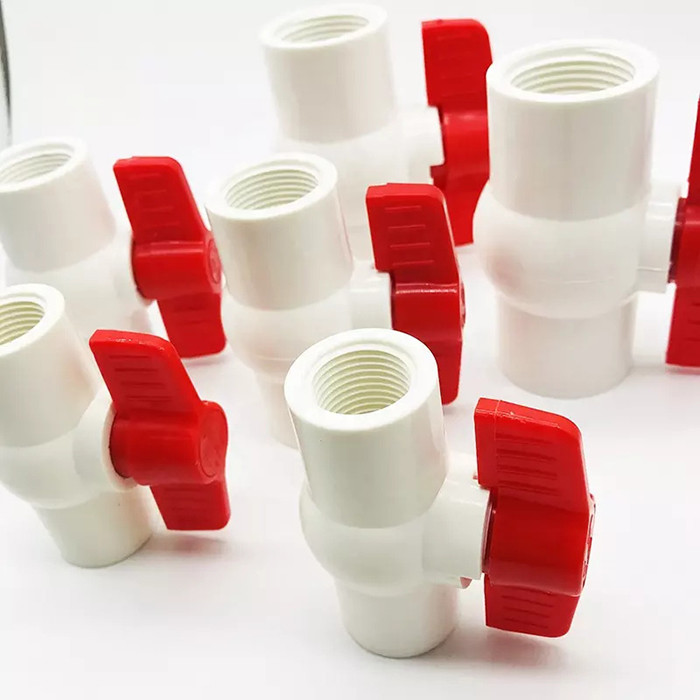 Plastic de Pijpkleppen en Montage van pvc van de Water Kegelklep voor Chemisch product