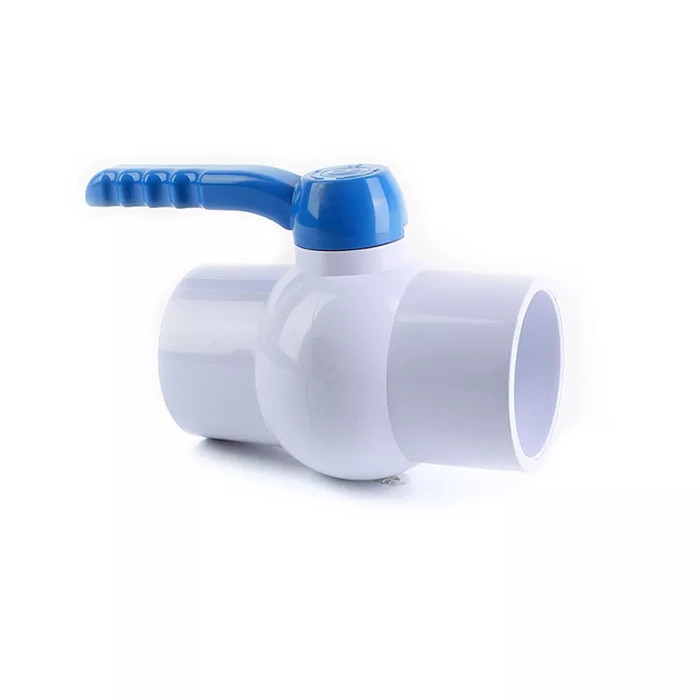 3 van de Kogelkleppvc van duimcpvc de Afgesloten Klep0.6mpa-0.8mpa Wit