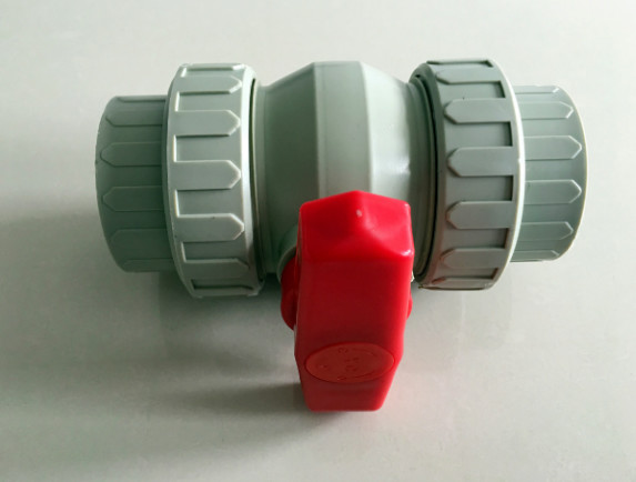 Het dubbel leeft 20mm Kogelklep van het de Kogelklep de Groene pp Polypropyleen van pvc