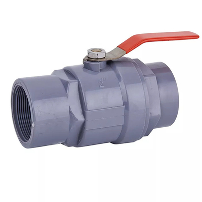 3 de Tweedelige Kogelklep UPVC van pvc“ 4“ met SS Hefboomhandvat