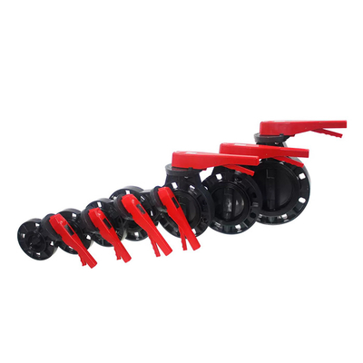 De Vleugelkleppvc van pp CPVC 6 Duim Pneumatische of Elektrische Actuator