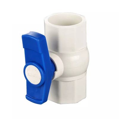Compacte Pneumatische Achthoekige Kogelklep 3 van UPVC de Kogelklep van Pvc