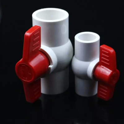 Wit pvc paste Kegelklephaven 110mm Plastic in Pijpklep