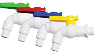 De enige Plastic Kranen van pvc van de Gatenpp Tapkraan voor Watercontainers